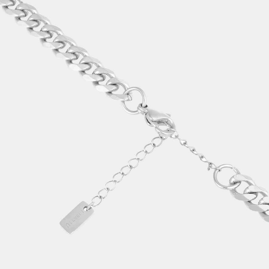 Cuban Chain Necklace — Silver — Styling Possibilities