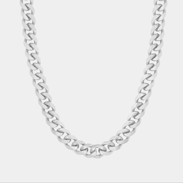 Cuban Chain Necklace — Silver