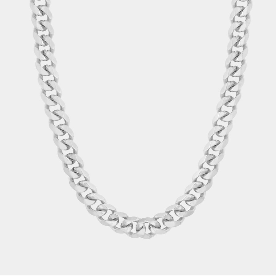Cuban Chain Necklace — Silver — The Signature Detail