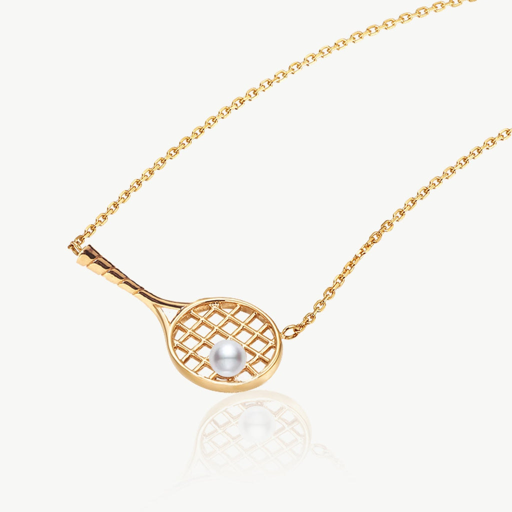 Tennis Racquet Necklace