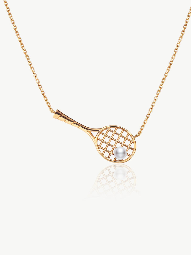Tennis Racquet Necklace