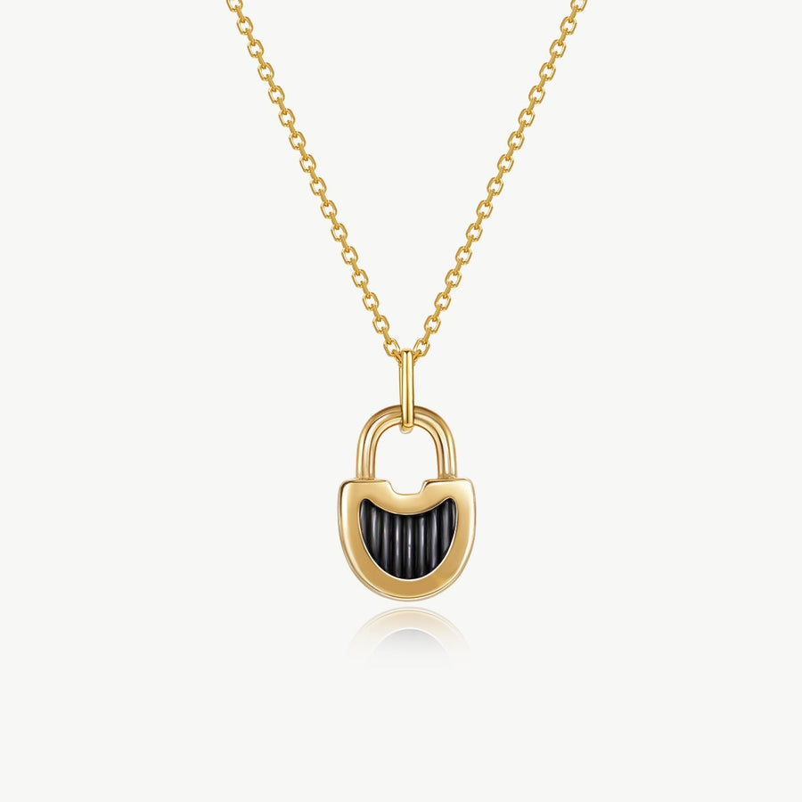 Lock Charm Necklace Set — The Signature Detail