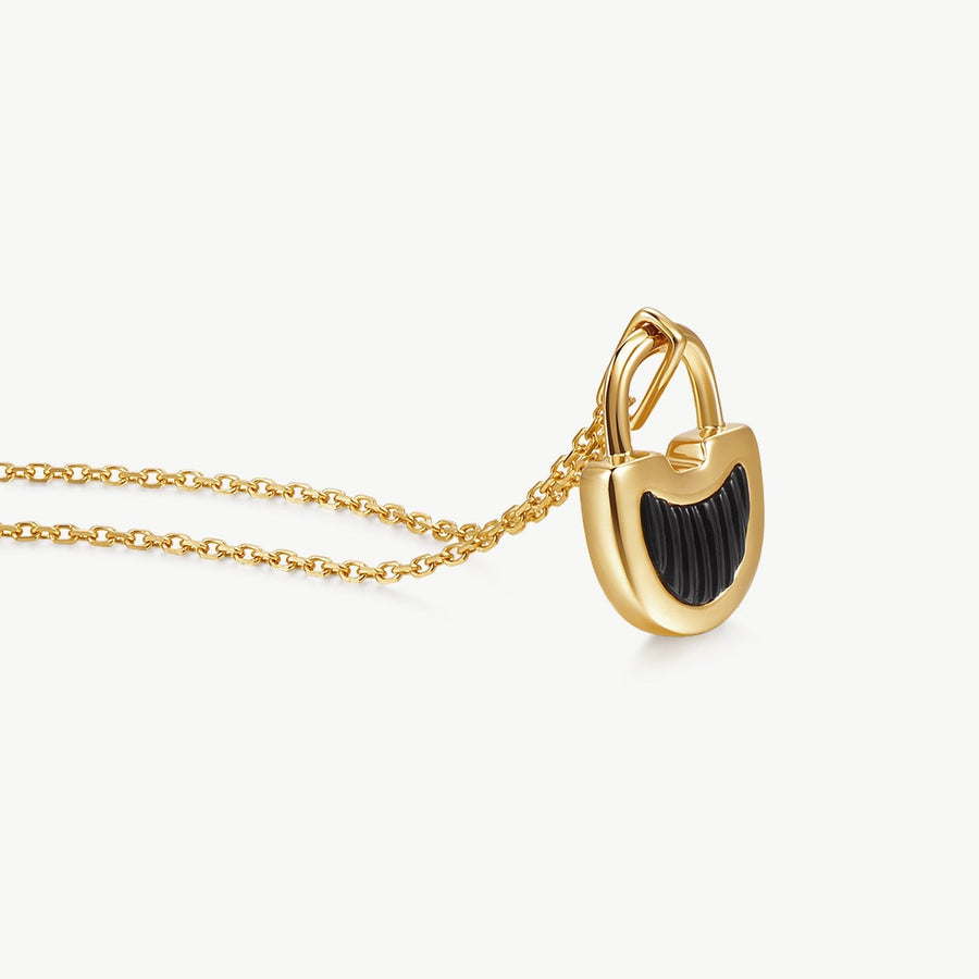 Lock Charm Necklace Set — An Everyday Accent