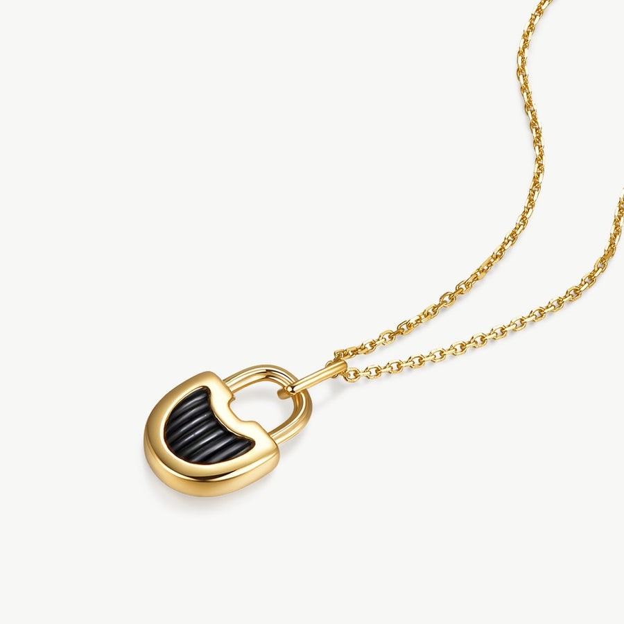 Lock Charm Necklace Set — Styling Possibilities