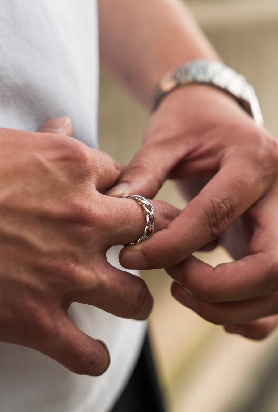 Cuban Ring Silver — A Closer Look