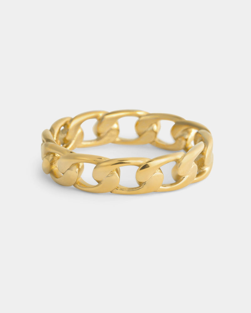 Cuban Ring Gold