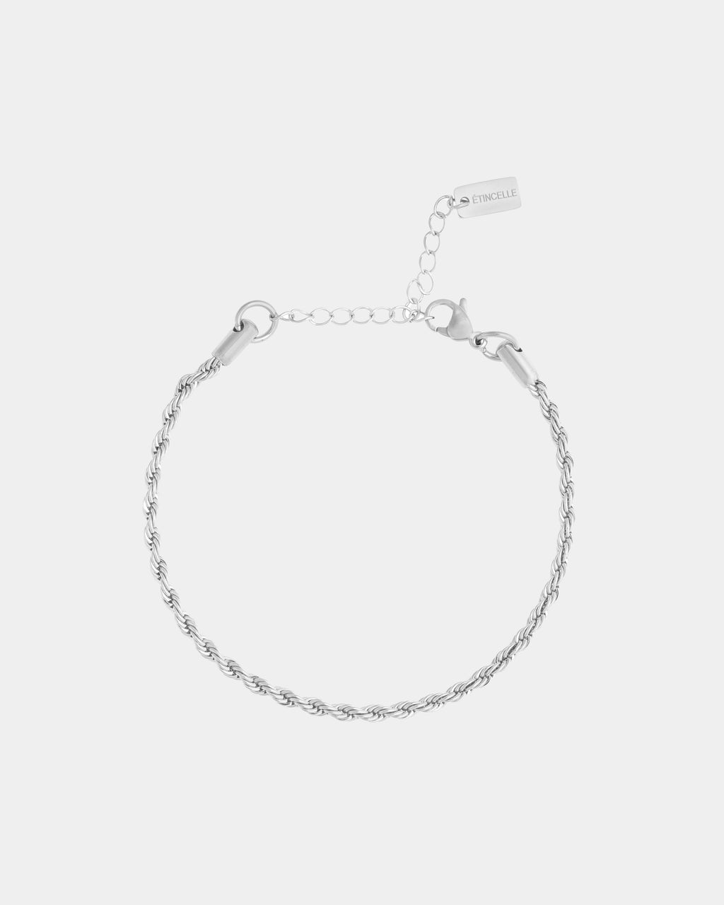 Rope Bracelet 3mm Silver