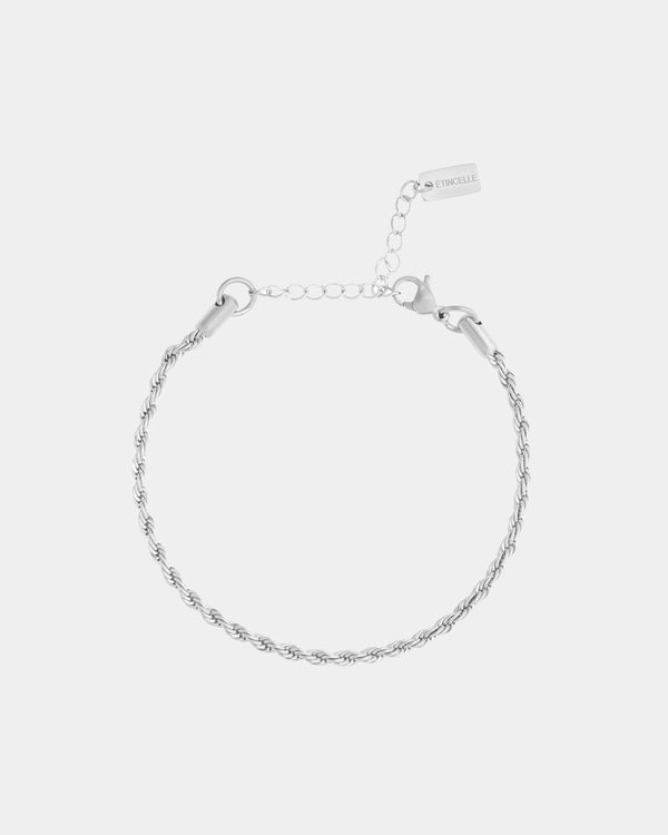Rope Chain Bracelet — Silver