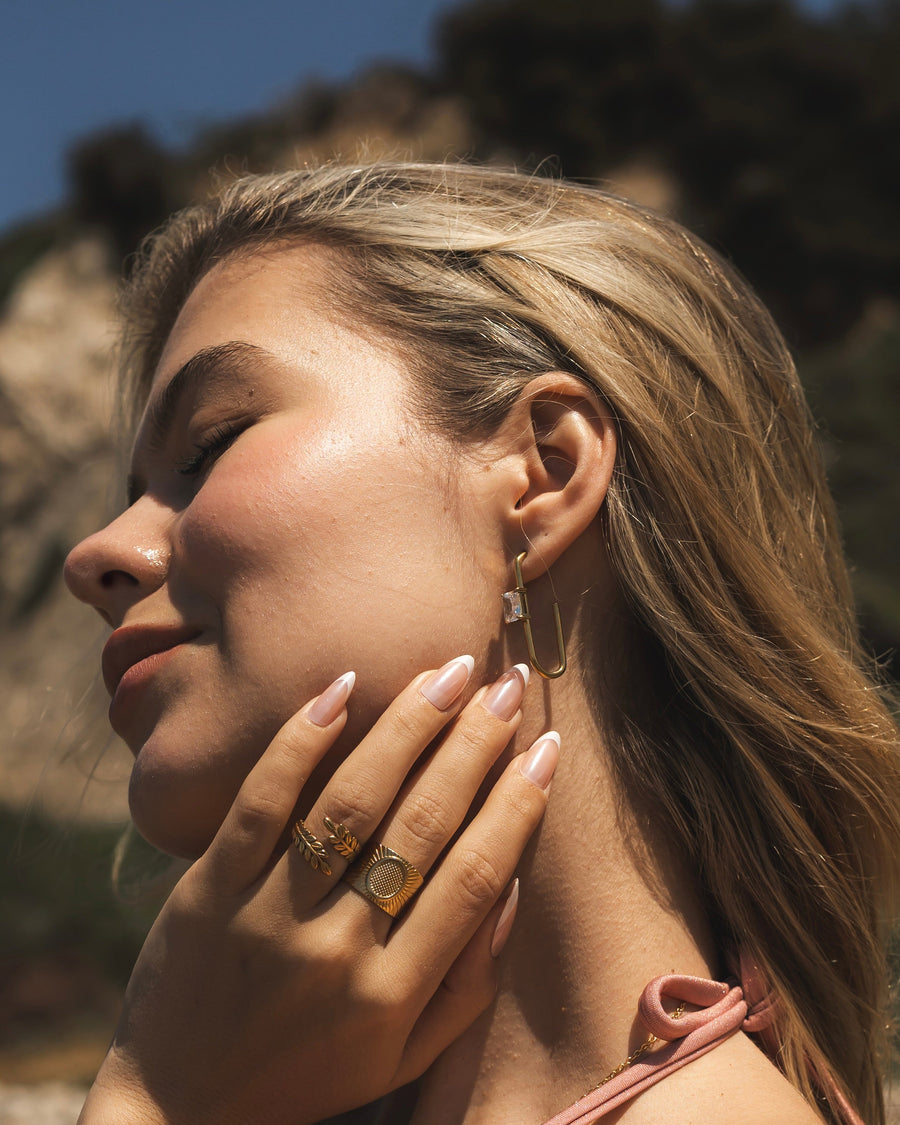 Ligne Hoop Earrings — A Closer Look