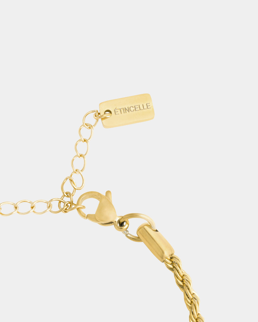 Rope Chain Bracelet — Gold — Styling Possibilities