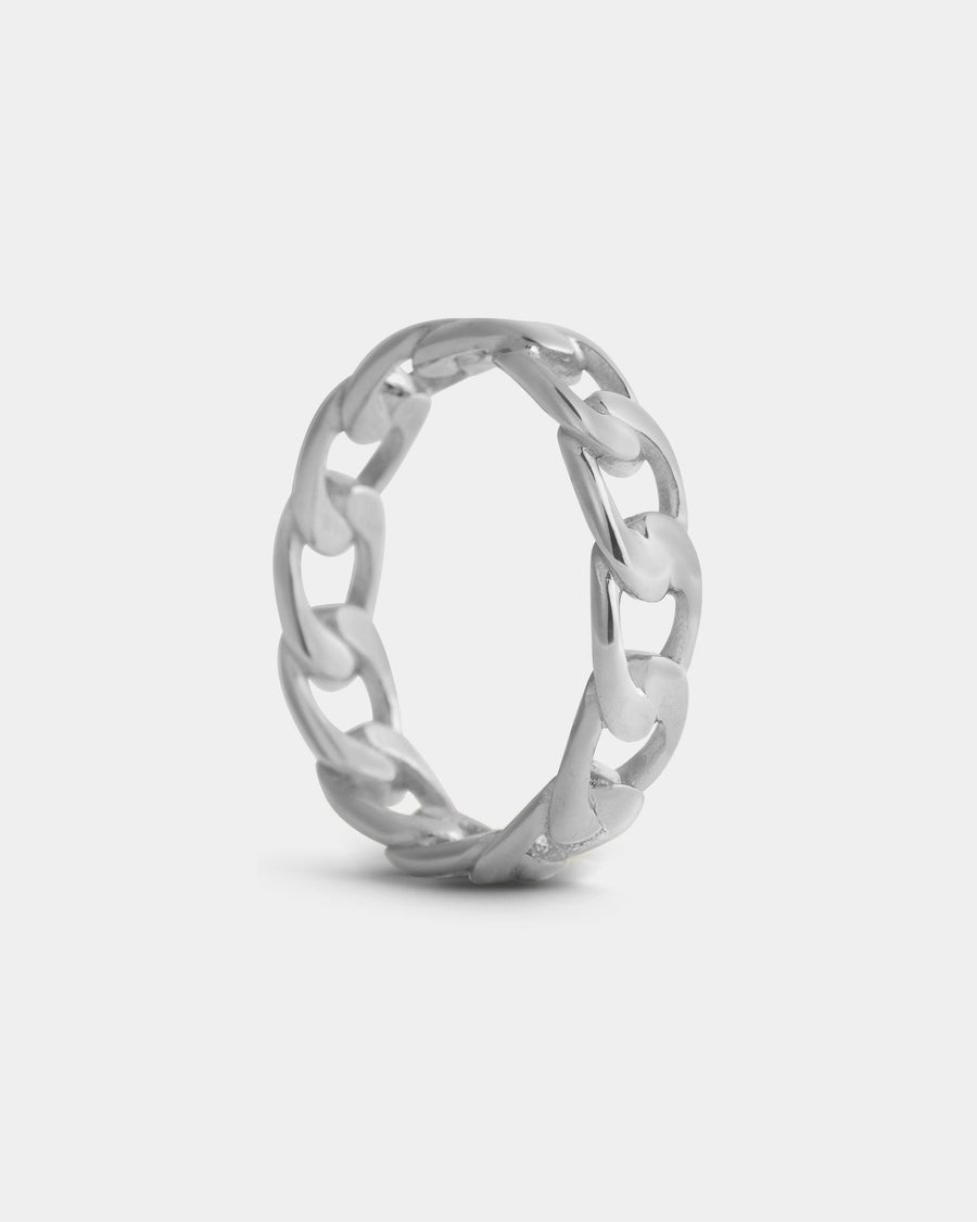 Cuban Ring Silver — Styling Possibilities