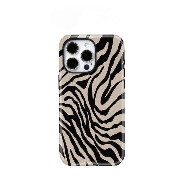 Abstract Black Lines Magnetic iPhone Case16 15