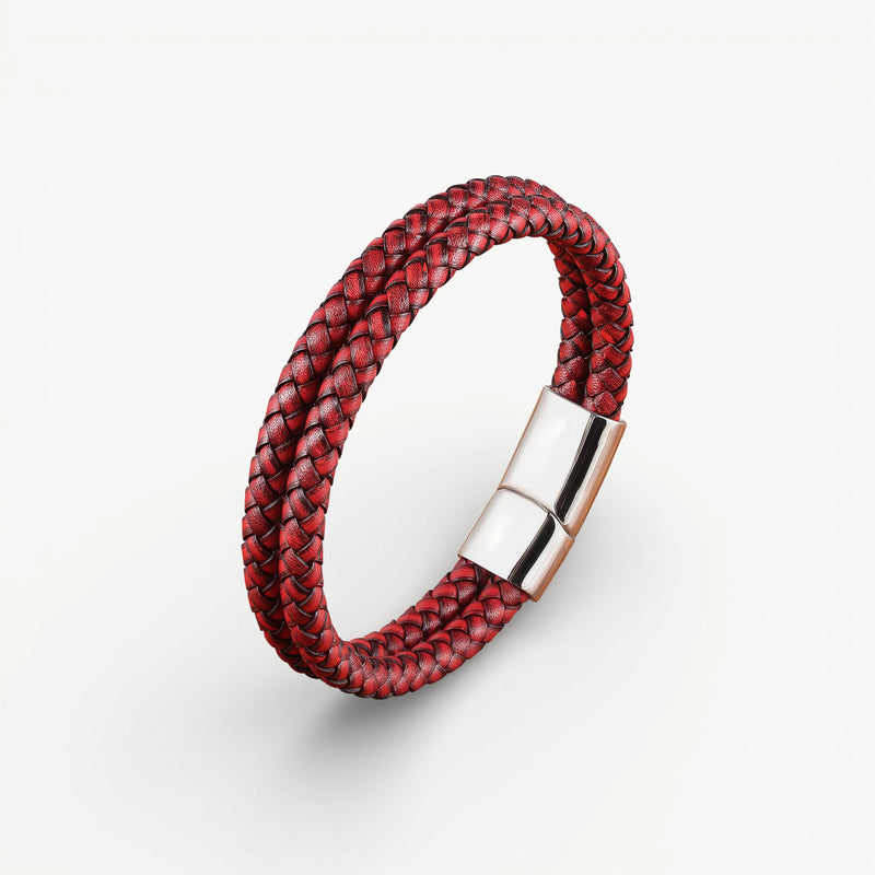 Core Multi-Strand Bracelet | Hand-Braided Steel & Textured Wrap