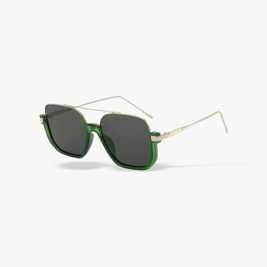 Bold-2 Square Flat-Top Sunglasses — The Signature Detail