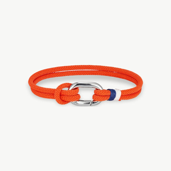MKENDN New Nautical Mens Thin Rope Bracelet With Oval Circle Spring Clasp For Surfer Beach Jewelry Gifts