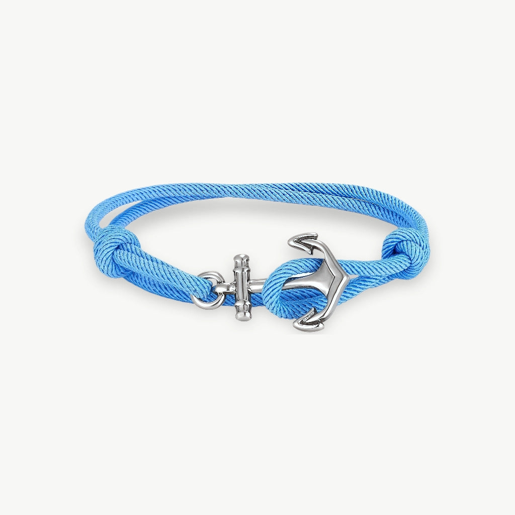 MKENDN Nautical Style Men Anchor Bracelet Handmade Adjustable Surfering Rope Braslet Unfading 3mm Thin String Braclet Homme