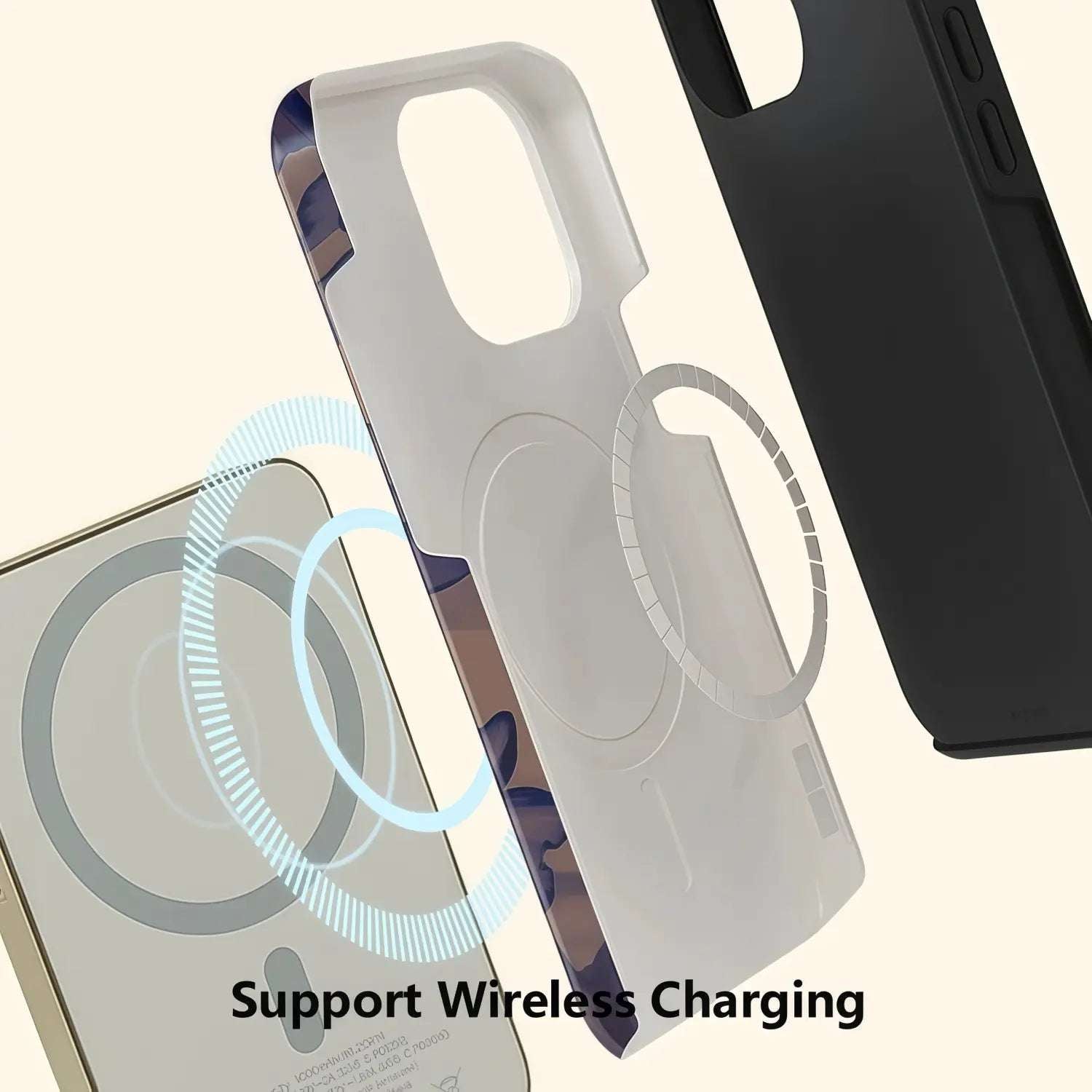 Brown Lines Case Magnetic iPhone 16 15