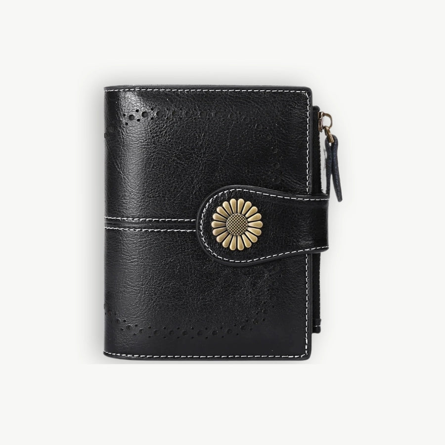 Genuine Leather RFID Wallet — Slim Pocket Profile