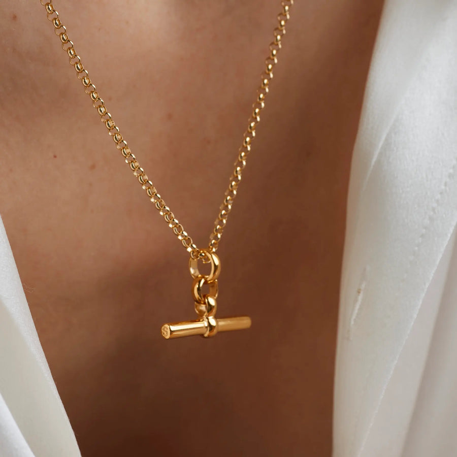 Heritage Belcher T-Bar Necklace — An Everyday Accent