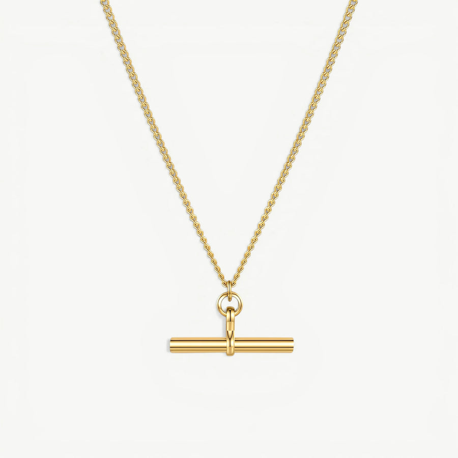 Heritage Belcher T-Bar Necklace — The Signature Detail