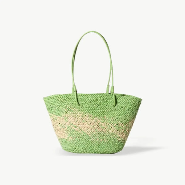 Handwoven Straw Tote Bag - EastCurated