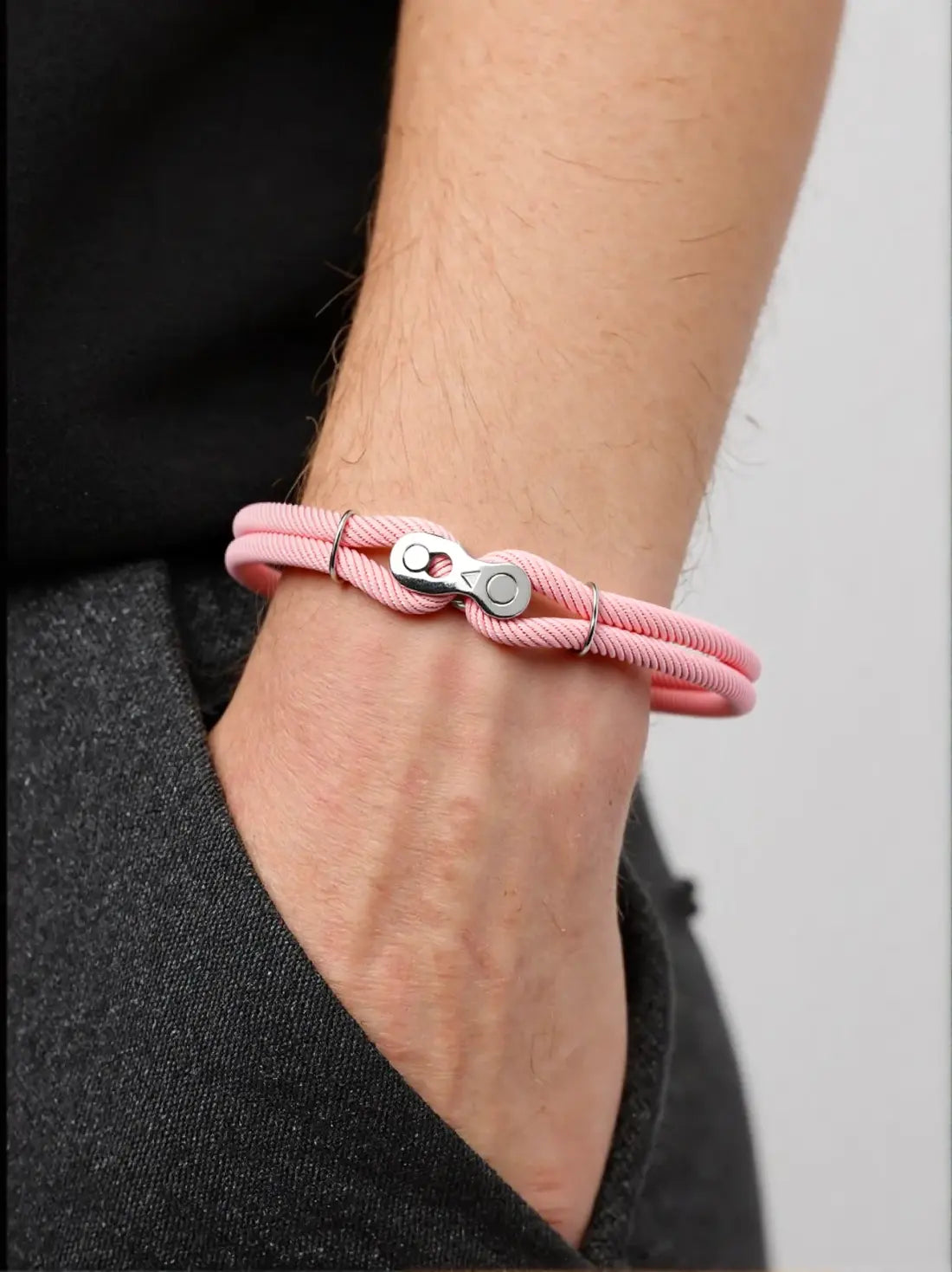 Locomotive Punk Rock Bicycle Chain Bracelet Wristband
