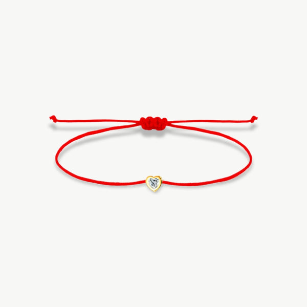 Mini-2 Heart Handmade Lucky Red String Bracele - EastCurated