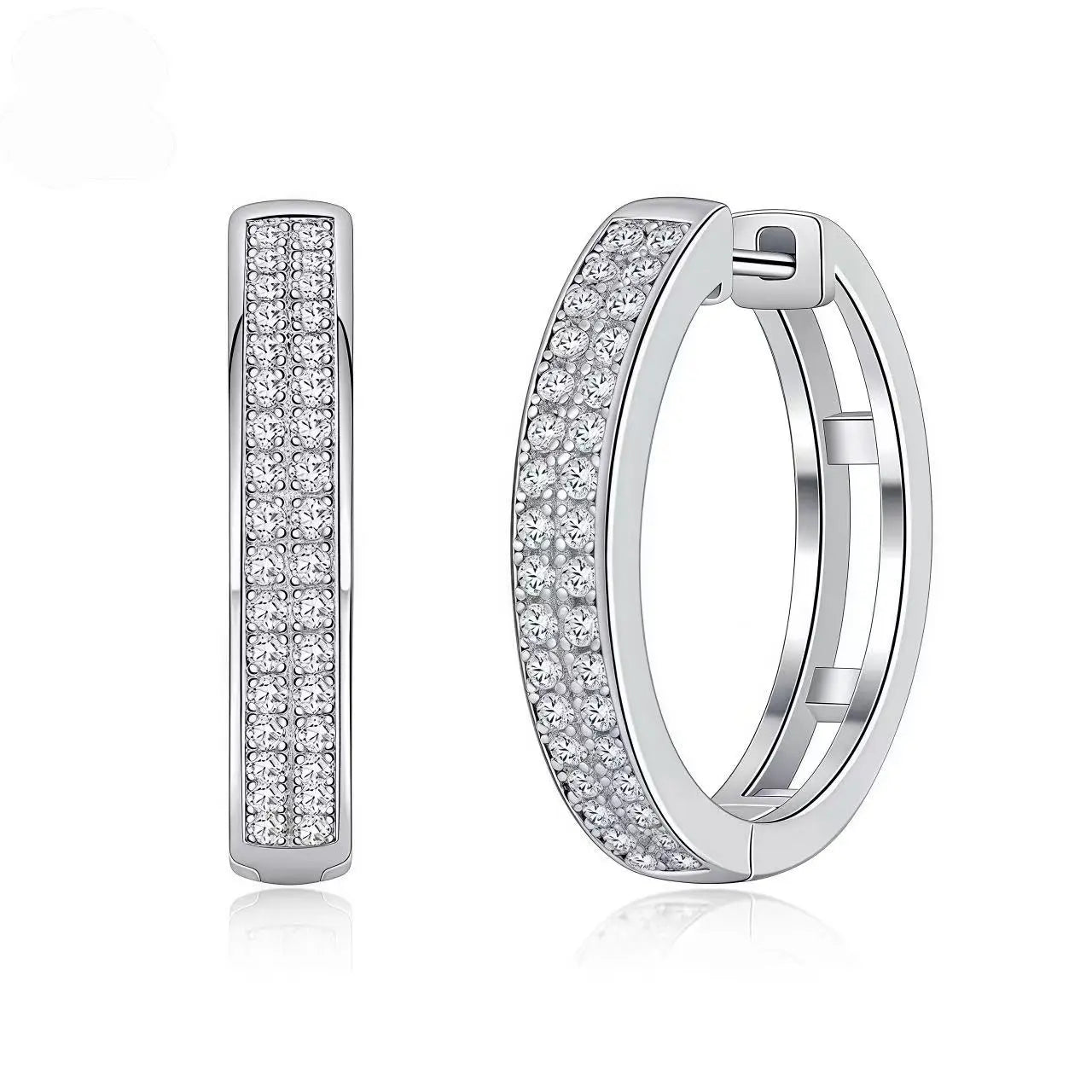 Moissanite Diamond Studded Earrings - EastCurated