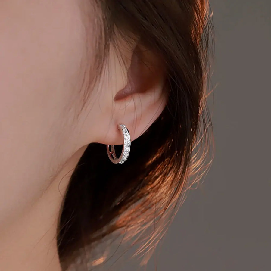 Moissanite Stud Earrings — The Signature Detail
