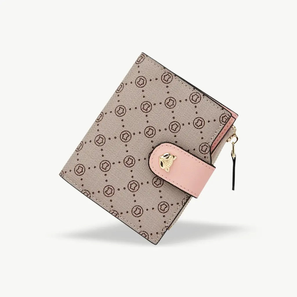 Monogram Fox Card Holder Wallet