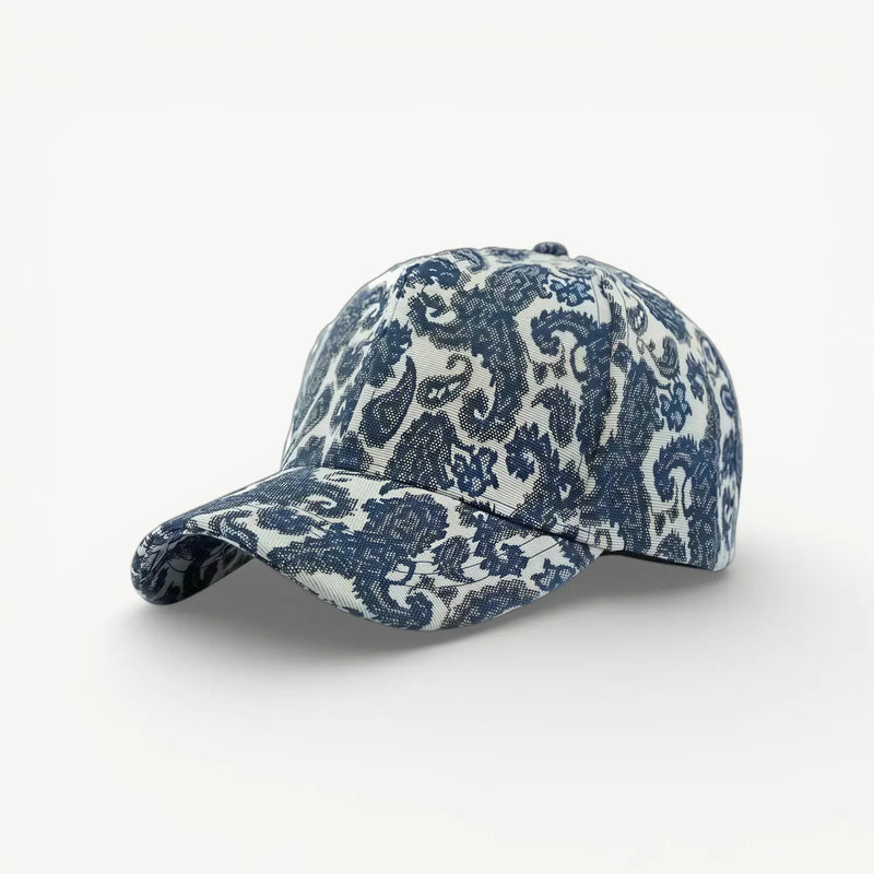 Nomad Paisley Heritage Baseball Cap | Premium Printed Cotton Sun Hat