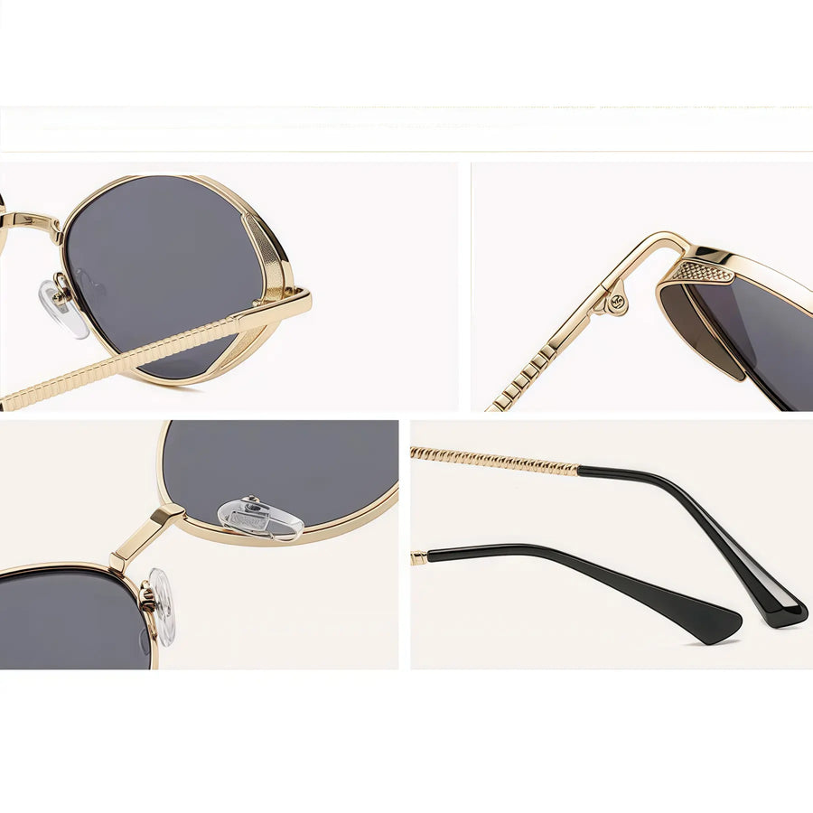 SUN7 Retro Round Sunglasses — Styling Possibilities