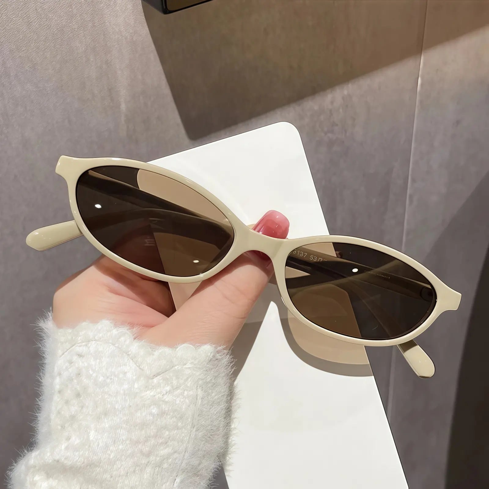 Punk Cat Eyes Oval Sunglasses - EastCurated