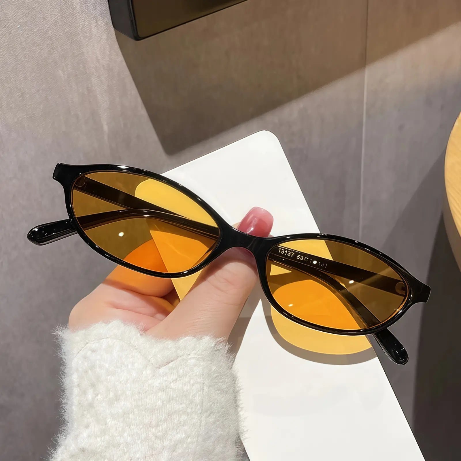 Punk Cat Eyes Oval Sunglasses - EastCurated