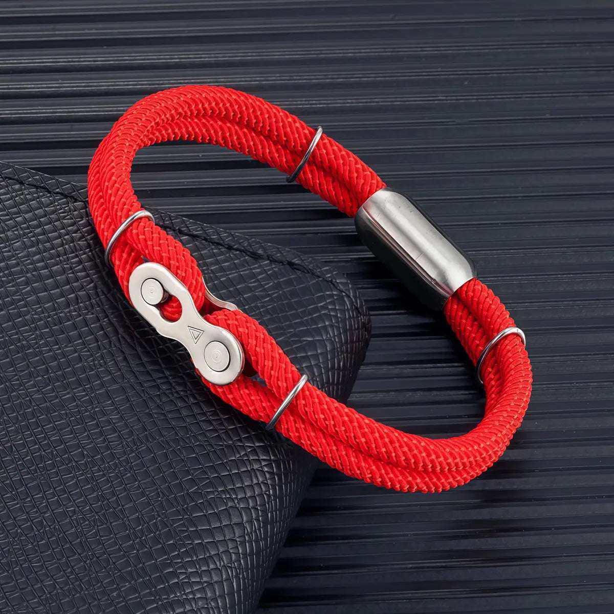Locomotive Punk Rock Bicycle Chain Bracelet Wristband