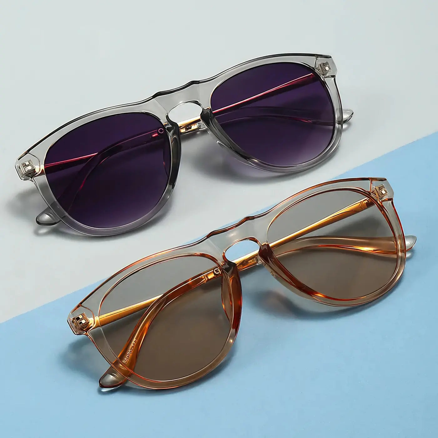 Round Metal Frame Retro Sunglasses - EastCurated
