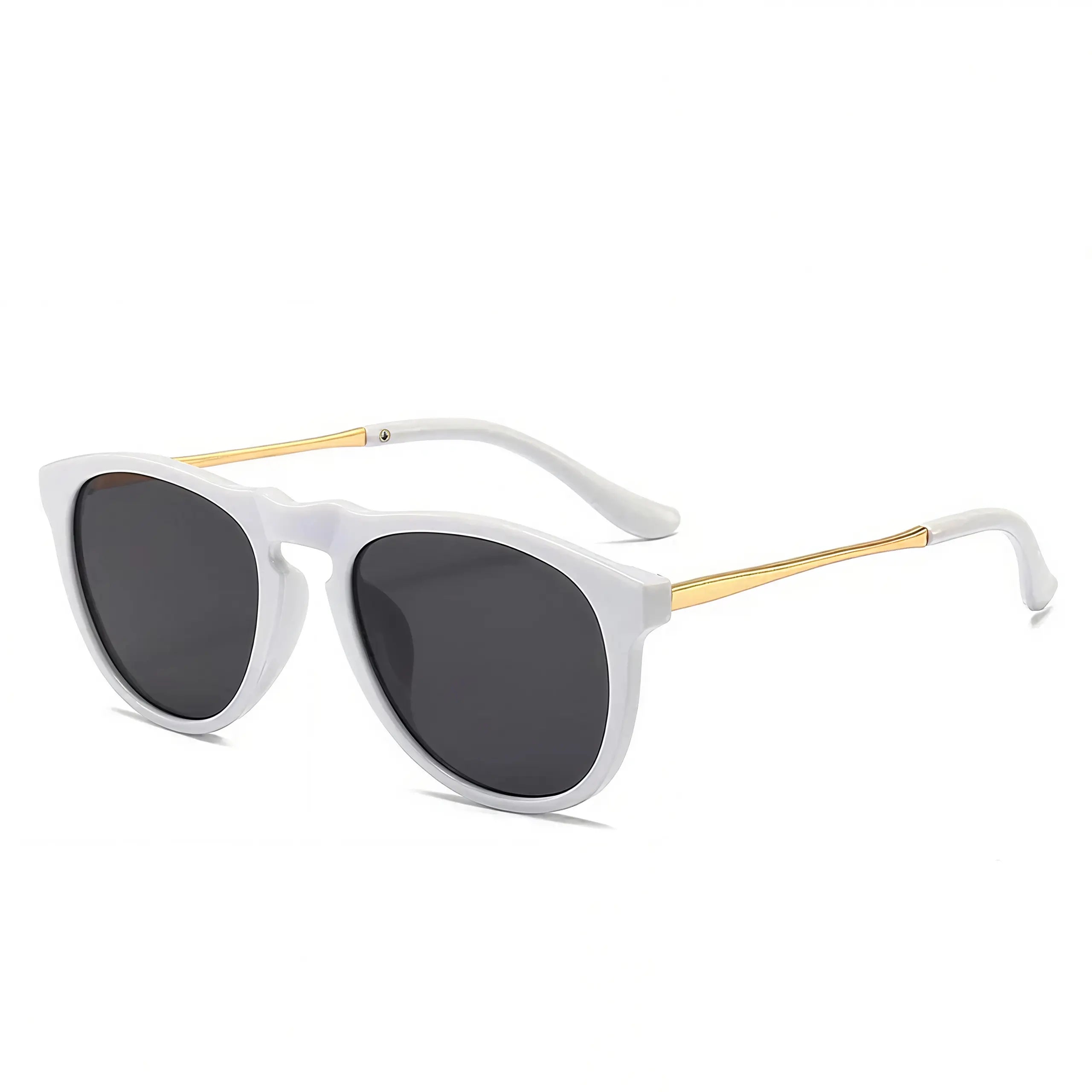 Round Metal Frame Retro Sunglasses - EastCurated