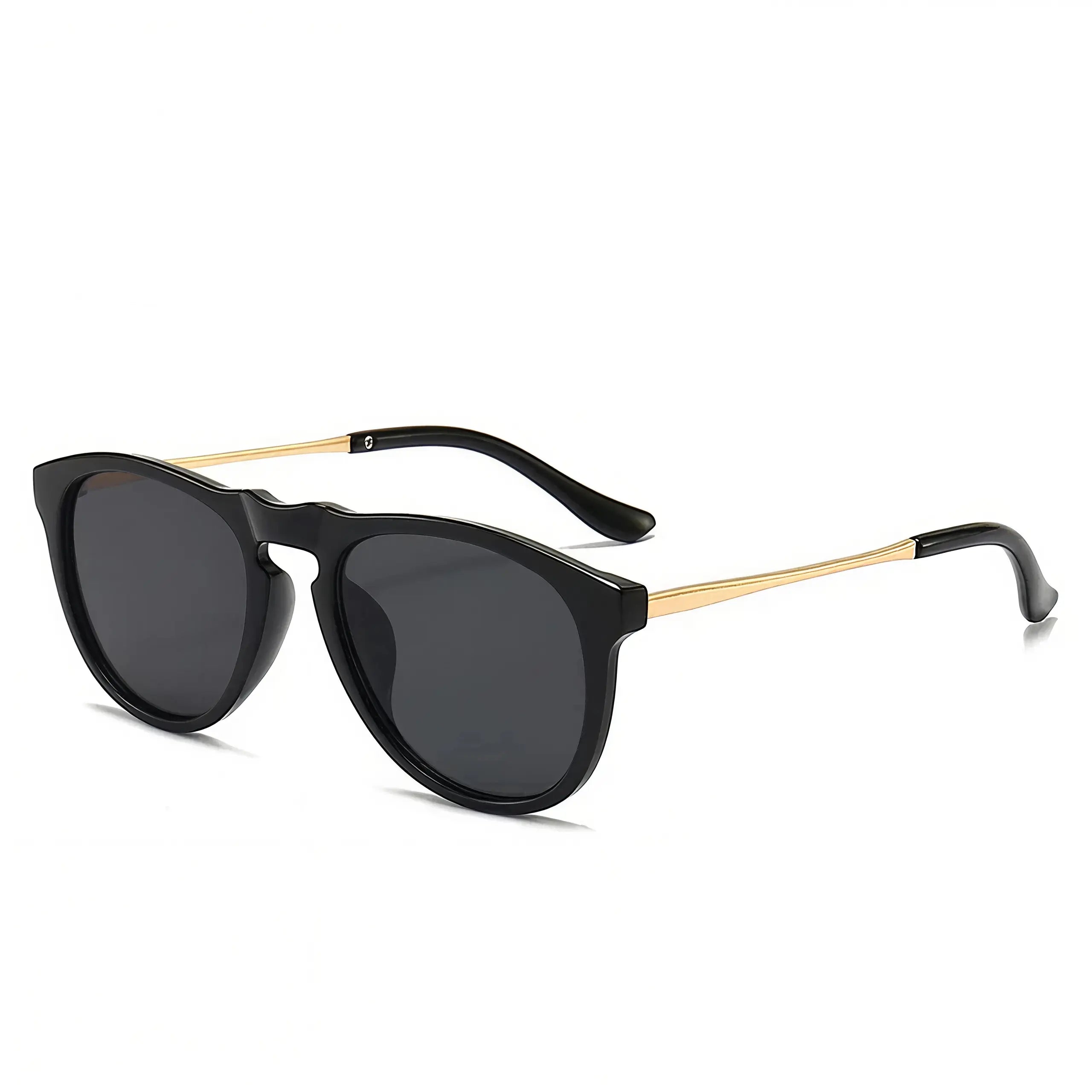 Round Metal Frame Retro Sunglasses - EastCurated