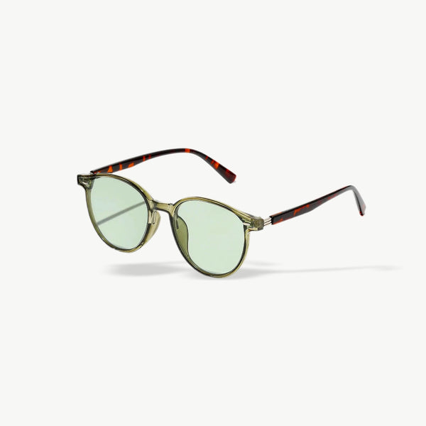 Round light trendy Fashion Thin Frame Retro Sunglasses - EastCurated