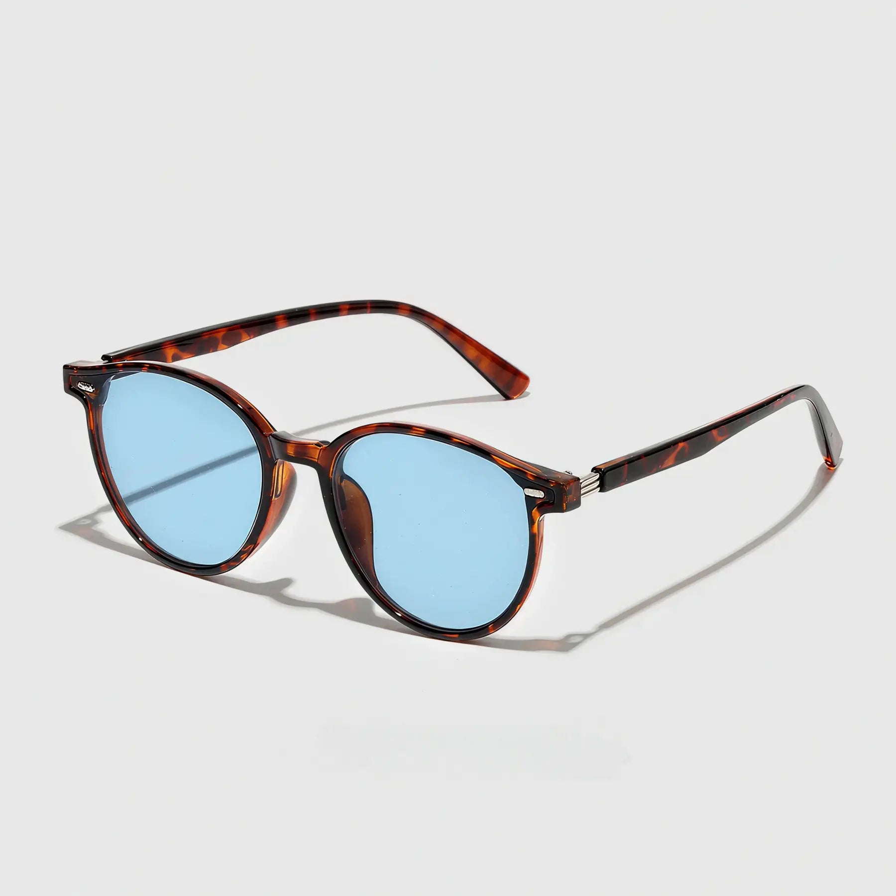 Round light trendy Fashion Thin Frame Retro Sunglasses