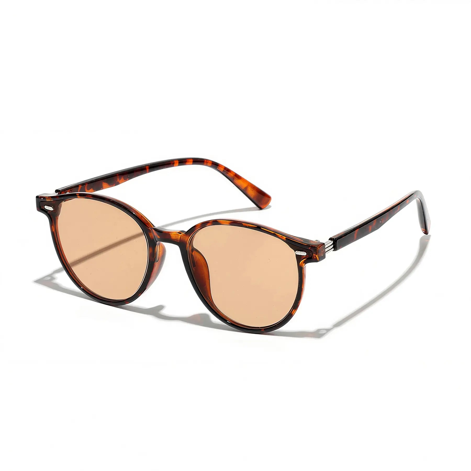 Round light trendy Fashion Thin Frame Retro Sunglasses
