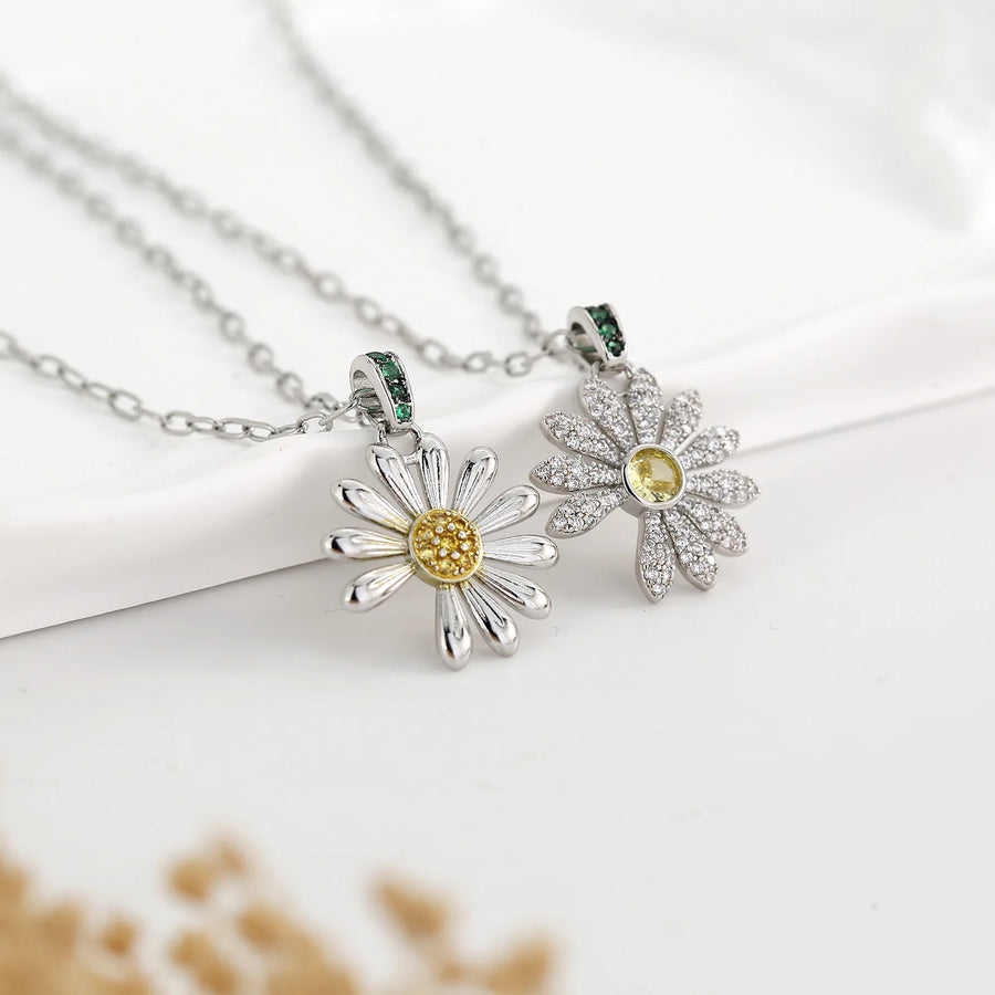 Ethereal Daisy Pendant Necklace — An Everyday Accent