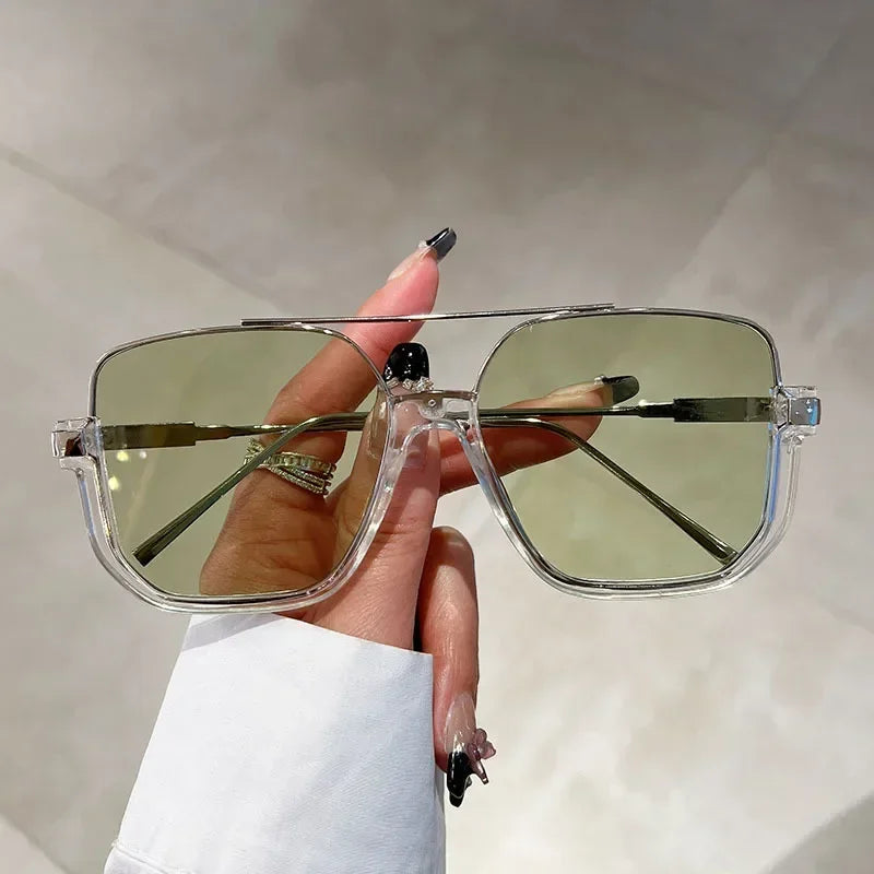 Bold-2 Square Flat-Top Sunglasses