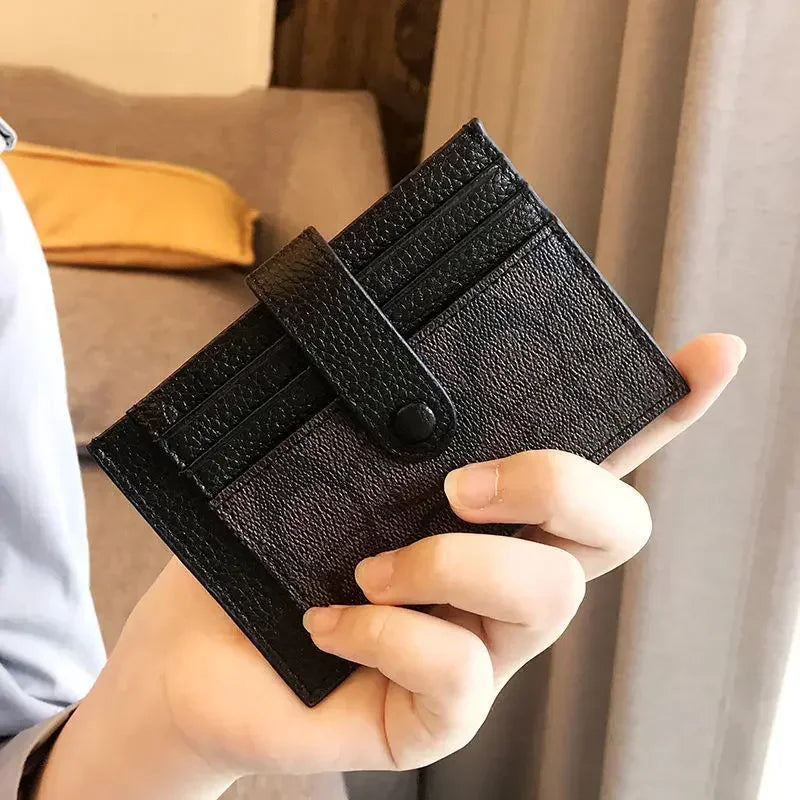 Women Short Small Wallets Fold Card Holder ID Bag Coin Purse Ladies Wallets Anti-degaussing driver's license card holder - EastCurated