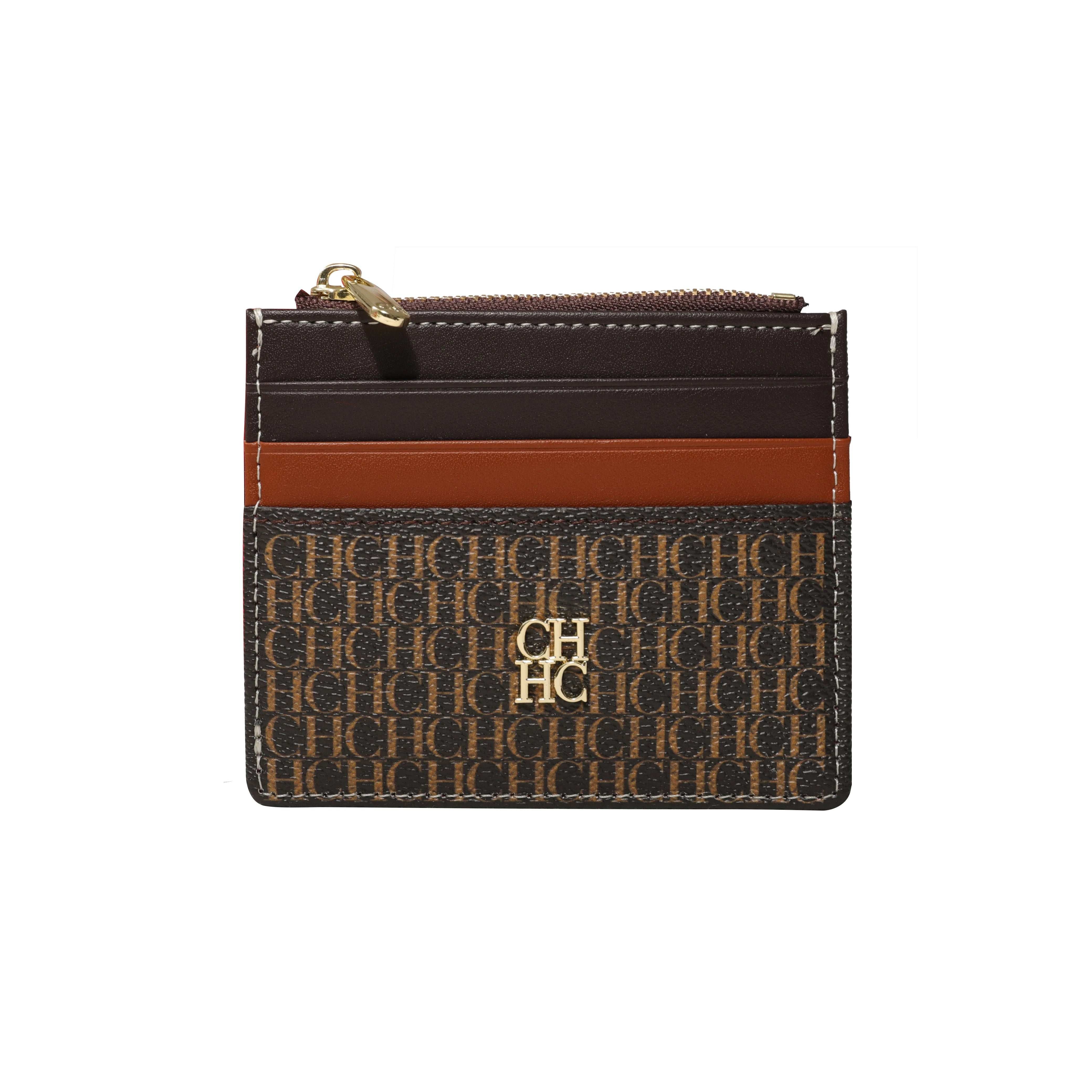 CH Women's Bag Wallet Exquisite Compact Convenient Decoration Durable Elegant Brand Design Sense Letter Decoration Zipper