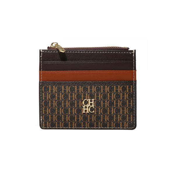 CH Women's Bag Wallet Exquisite Compact Convenient Decoration Durable Elegant Brand Design Sense Letter Decoration Zipper