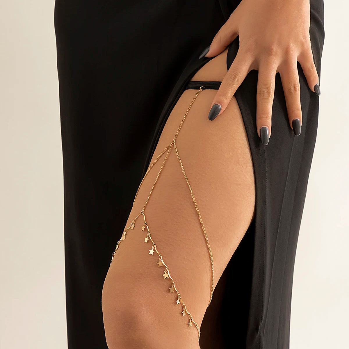 Multilayered tassel adjustable thigh chain Jewelry - EastCurated