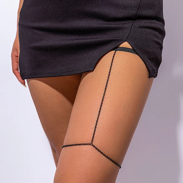 Multilayered tassel adjustable thigh chain Jewelry - EastCurated