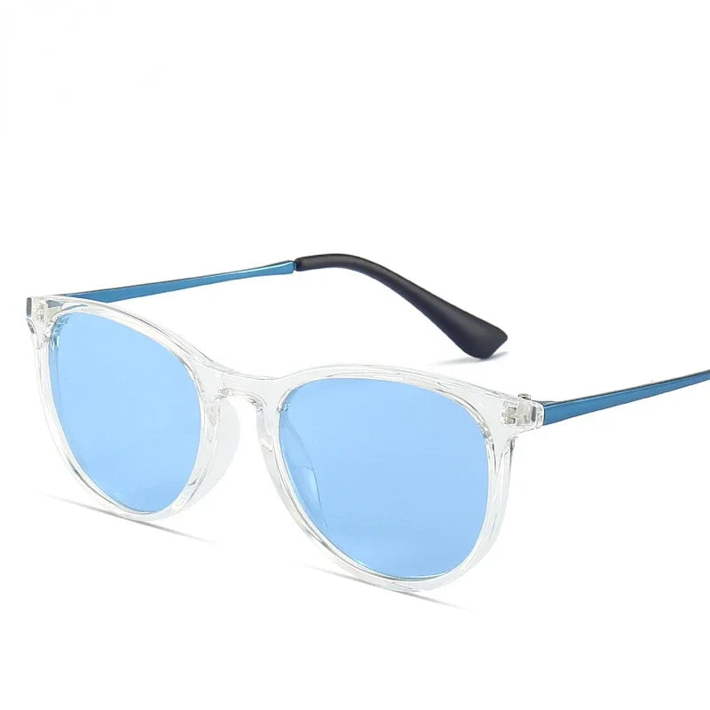 Kids Metal Round Retro Sunglasses - EastCurated