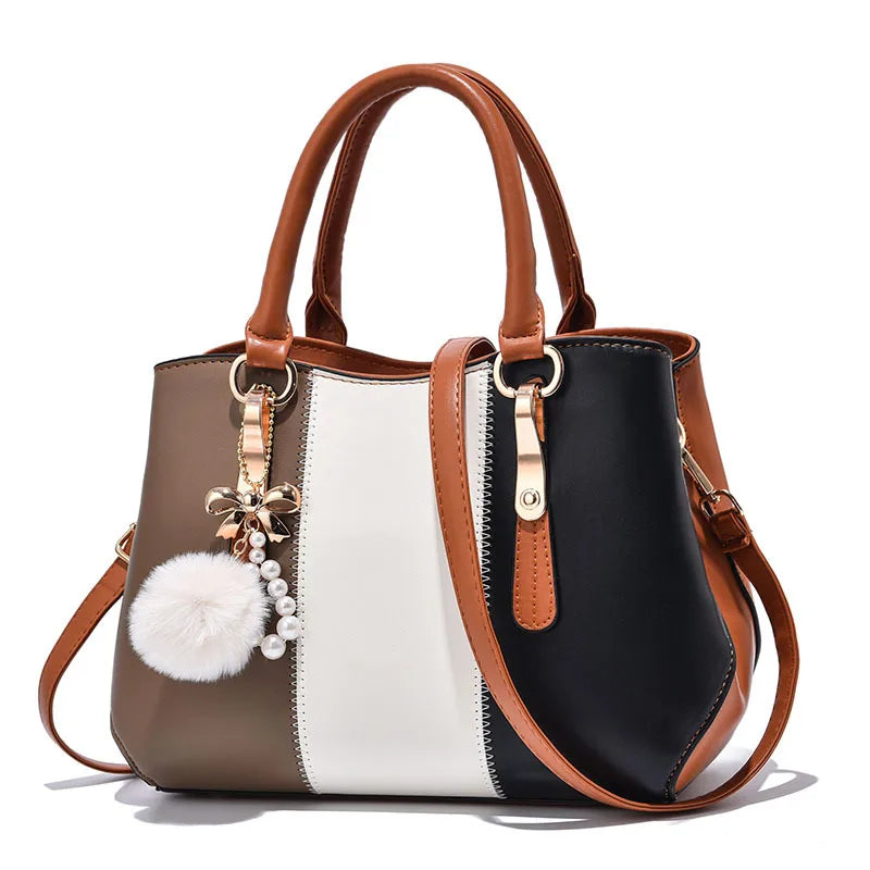 Fashionable and atmospheric women's handbag Korean version large capacity middle-aged 30 year old lady single shoulder cross bag - EastCurated